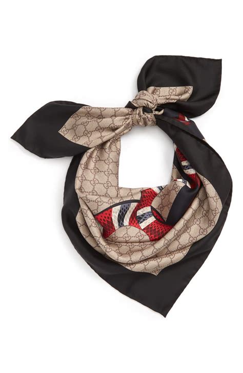 foulard gucci beige|gucci silk scarf sale.